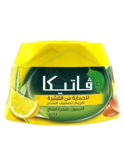 كريم شعر للحماية من القشرة بالليمون والشاي واللوز من فاتيكا