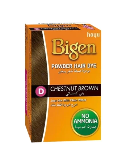 بودرة صبغة بيجين بني كستنائي