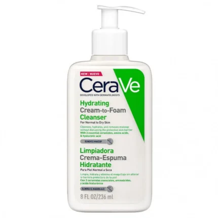 سيرافي غسول كريمي رغوي مرطب للبشرة العادية والجافة 236ml